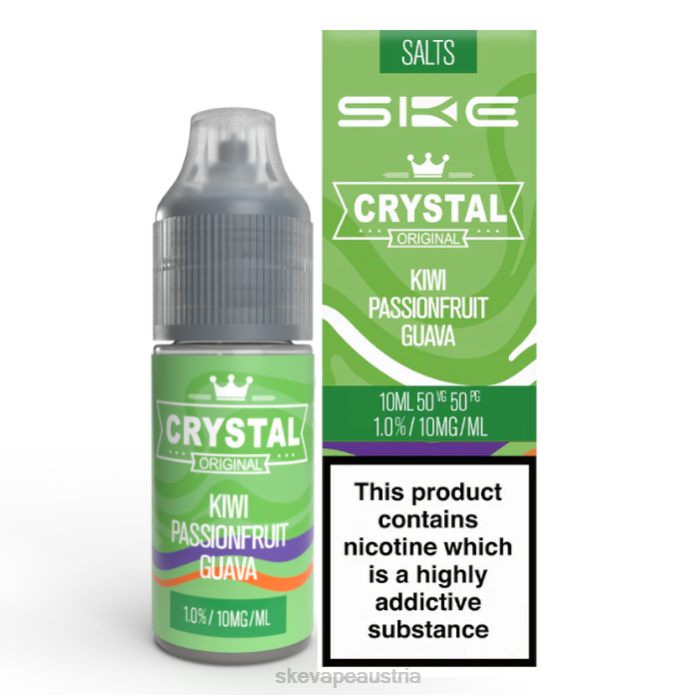 SKE Kristallnickelsalz – 10 ml Kiwi, Passionsfrucht, Guave 80Z6115 - SKE Vape