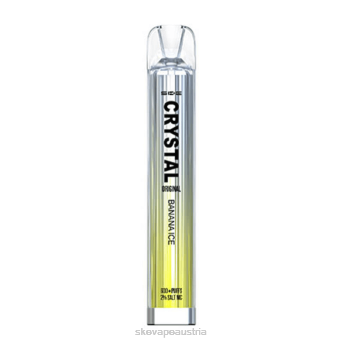 SKE Crystal Bar Einweg-Vaporizer Bananeneis 80Z662 - SKE Vape Austria