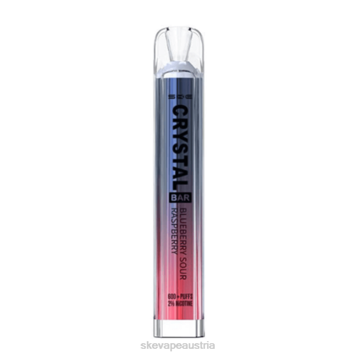 SKE Crystal Bar Einweg-Vaporizer Heidelbeere, saure Himbeere 80Z670 - SKE Vape Flavours