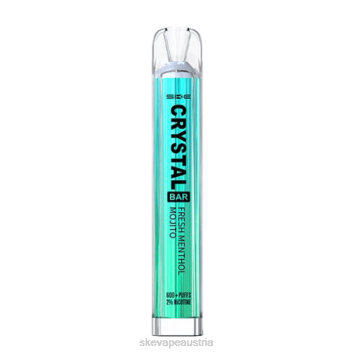 SKE Crystal Bar Einweg-Vaporizer frischer Menthol-Mojito 80Z669 - SKE Flavours